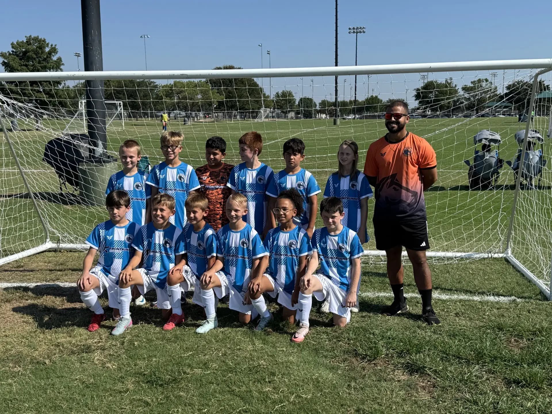 ASC Select coach leading a competitive training session