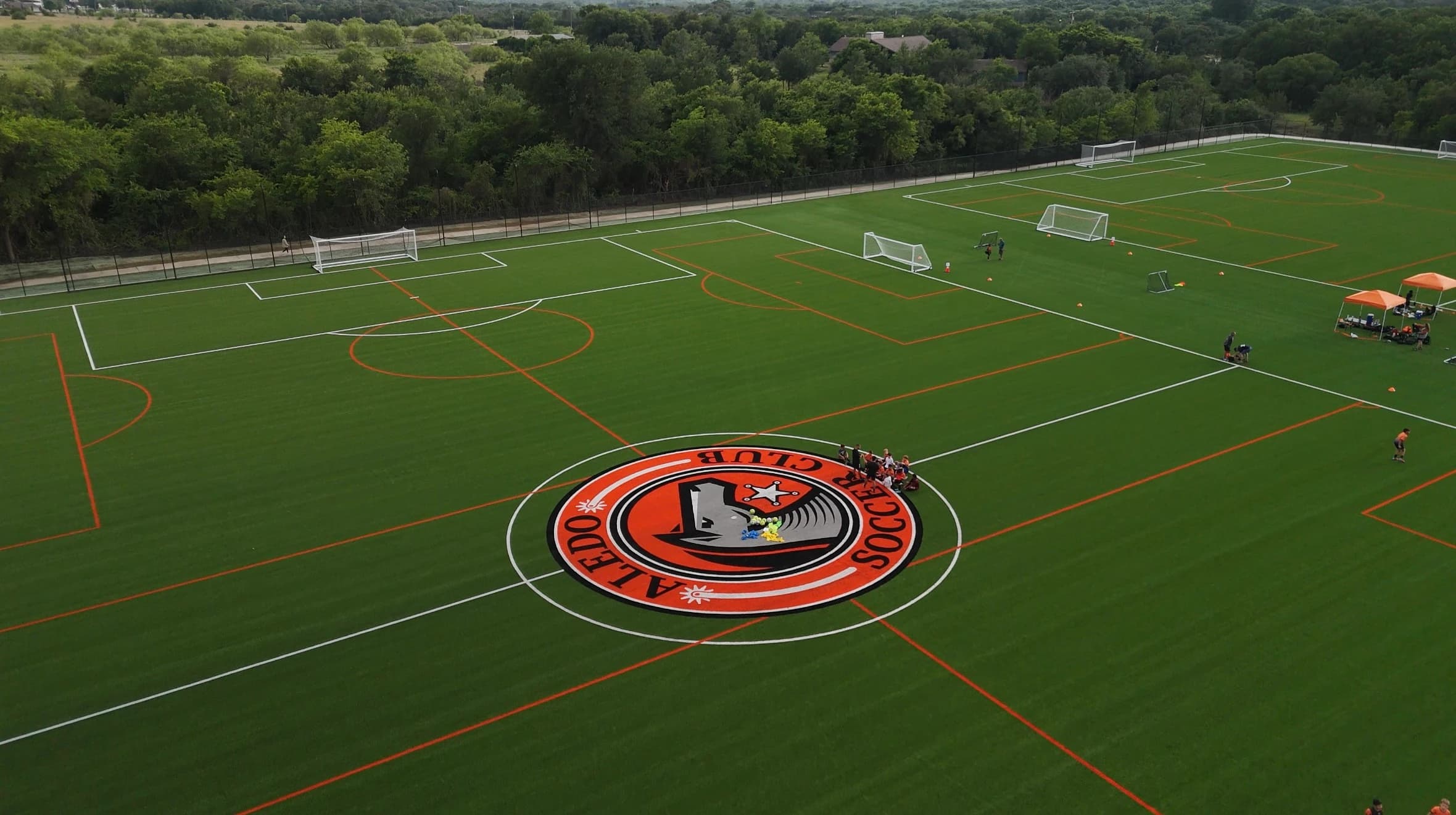 Aledo Soccer Club players